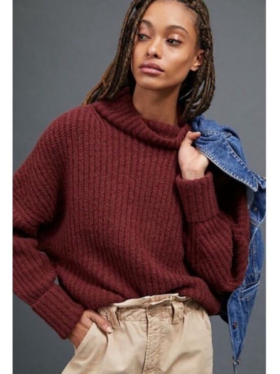 Maeve Sweaters - Maeve Anthropologie Athena Cowl Neck Sweater XS